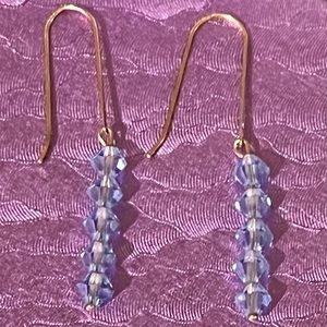14K Gold Tanzanite Earrings